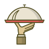 external Waiter-travel-edtim-lineal-color-edtim icon