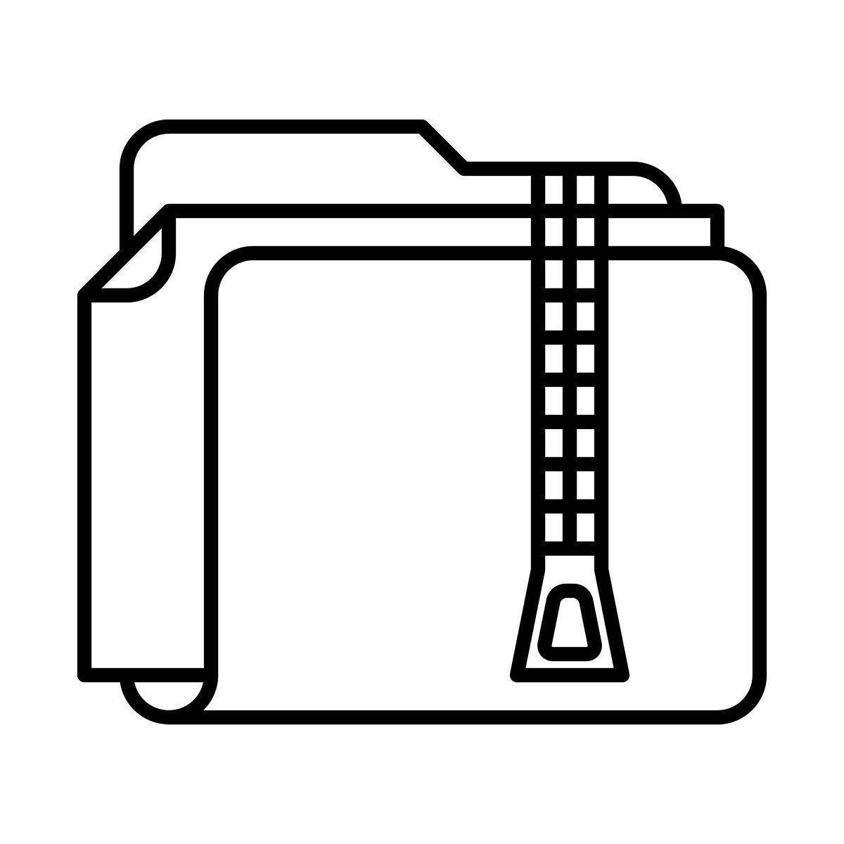 zip folder icon