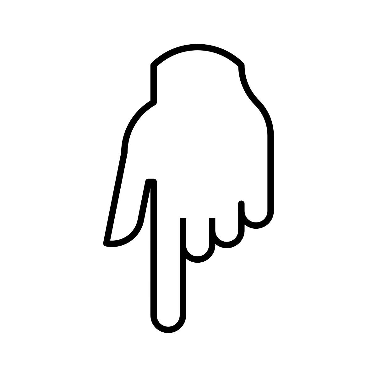 down icon