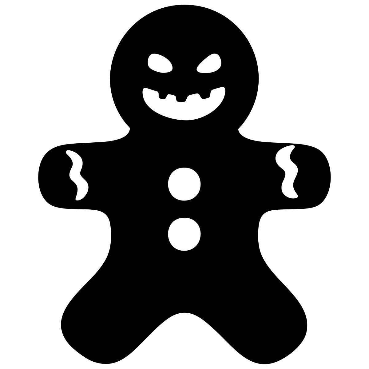 bad gingerbread man icon