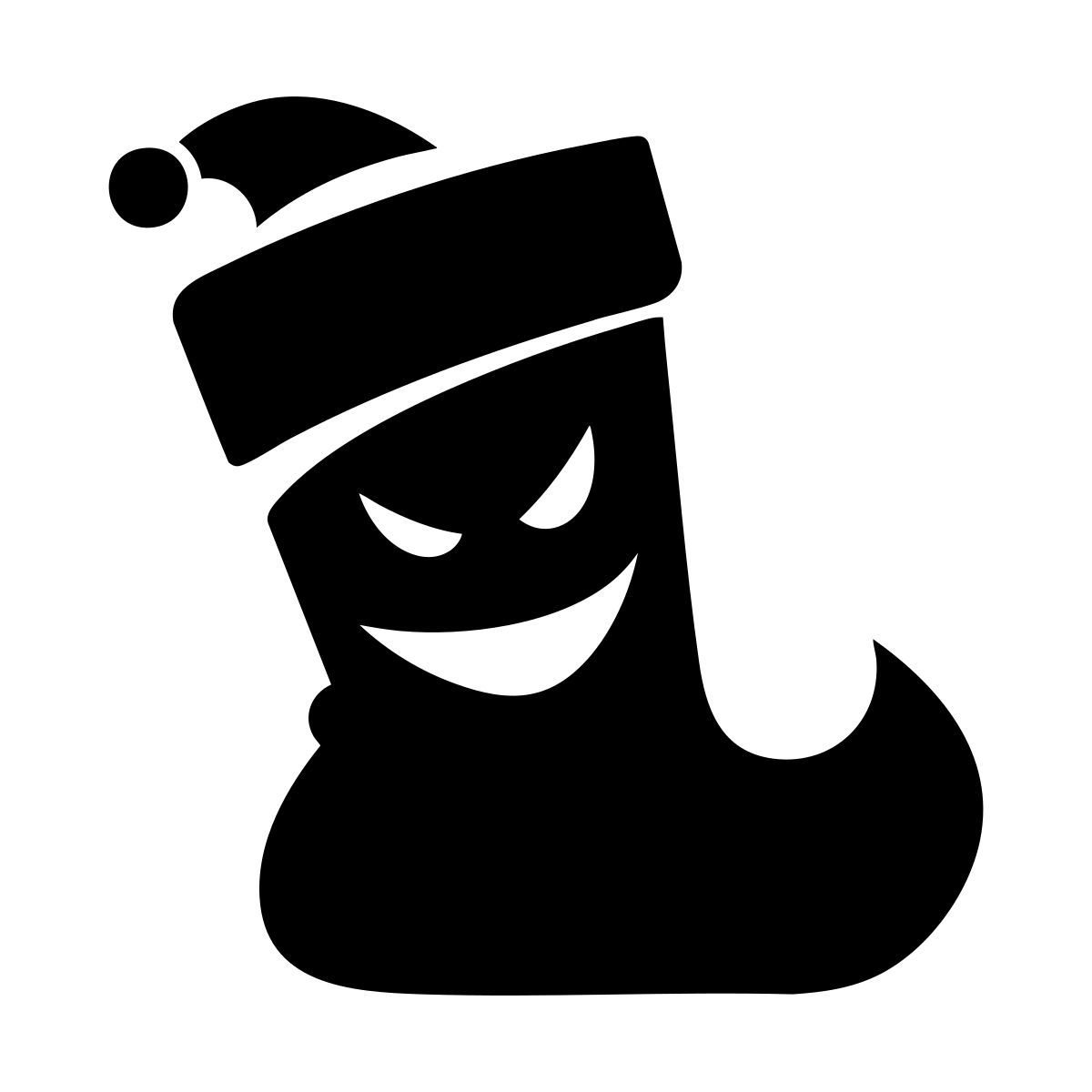 smiling sock icon