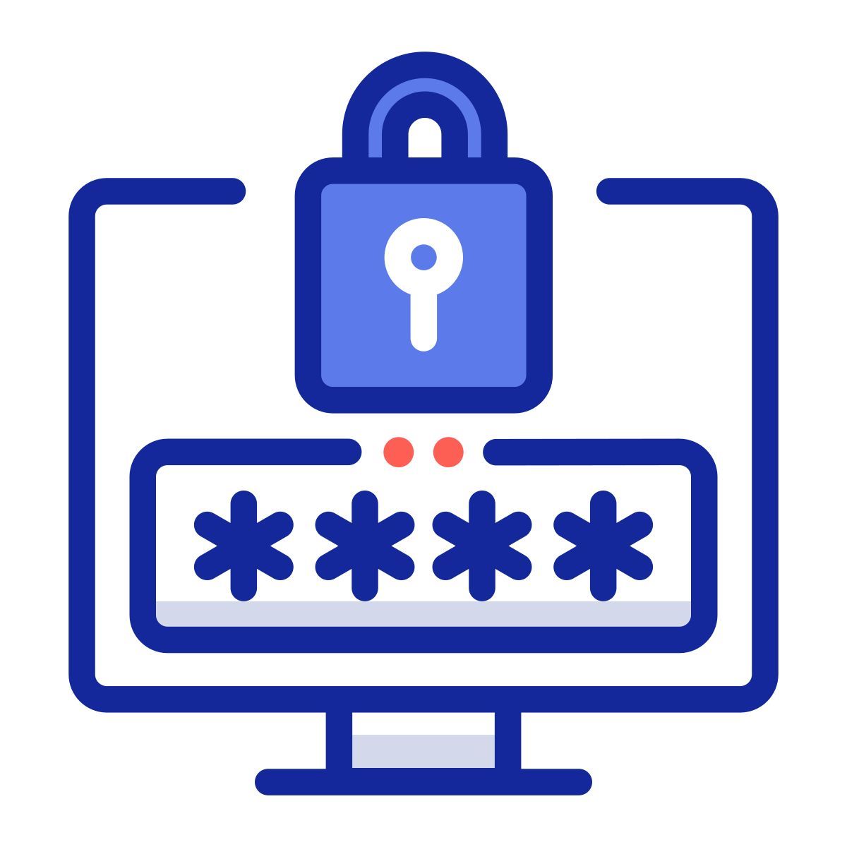 password; computer; lock; secure; safety icon