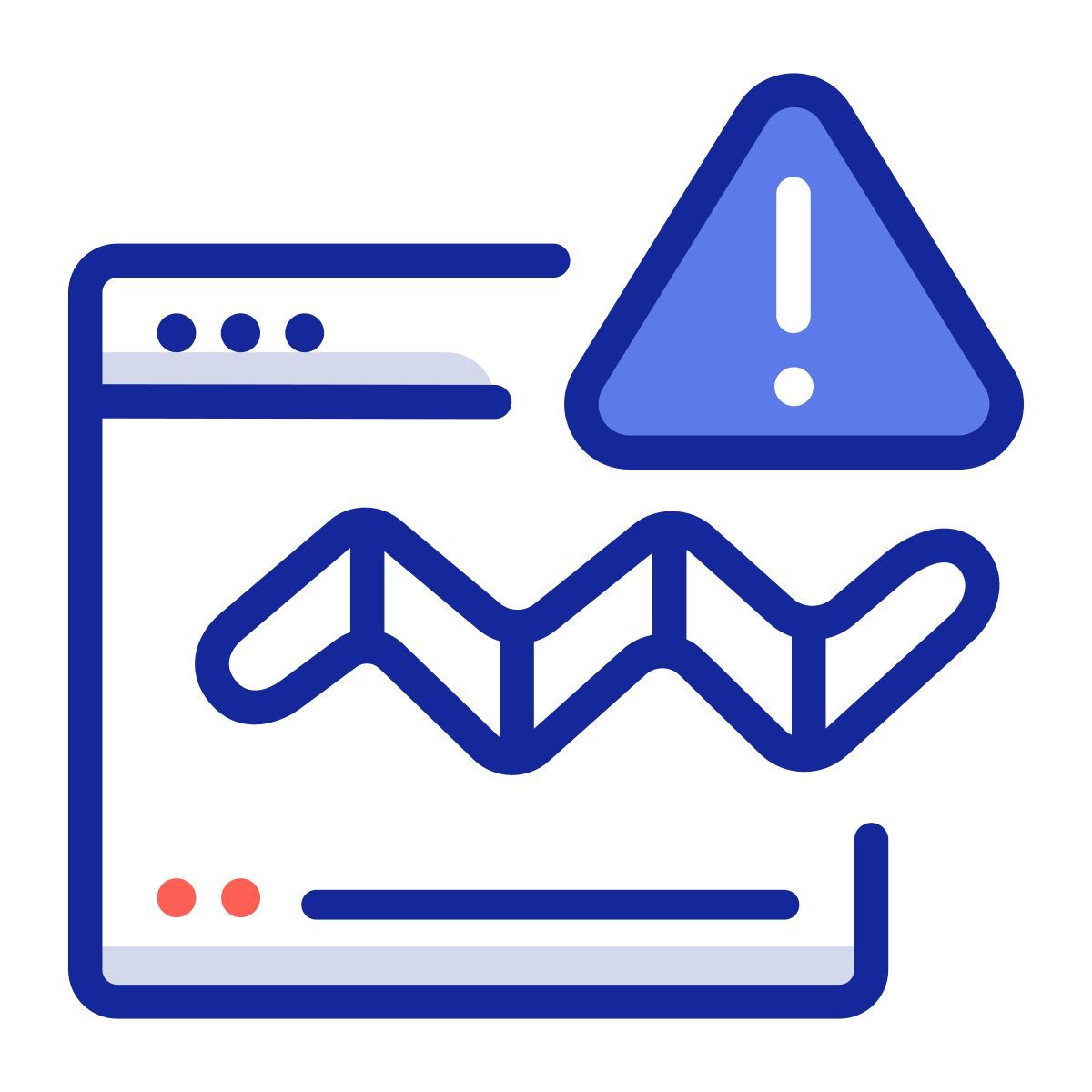 worm; browser; malware; hacker; warning; security icon