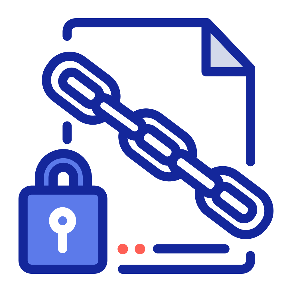 external ransomware-file-lock-virus-padlock-chains-cyber-crimes-elyra-zulfa-mahendra icon