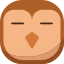 external bird-hana-emojis-owl-edition-emojis-because-i-love-you-royyan-wijaya-3 icon