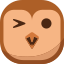 external bird-hana-emojis-owl-edition-emojis-because-i-love-you-royyan-wijaya-5 icon