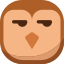 external bird-hana-emojis-owl-edition-emojis-because-i-love-you-royyan-wijaya-7 icon