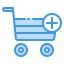 external add-to-cart-e-commerce-fauzidea-blue-fauzidea-2 icon