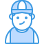 external boy-avatar-fauzidea-blue-fauzidea icon