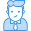 external business-man-avatar-fauzidea-blue-fauzidea-2 icon