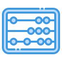 external abacus-back-to-school-fauzidea-blue-fauzidea icon