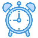 external alarm-back-to-school-fauzidea-blue-fauzidea icon