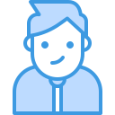 external business-man-avatar-fauzidea-blue-fauzidea icon
