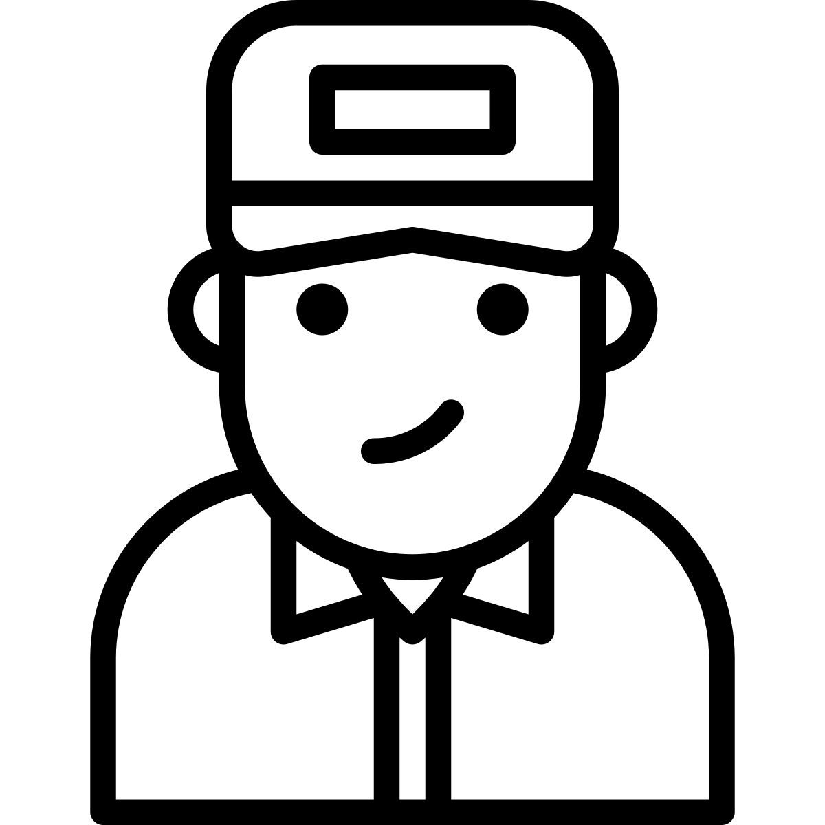 delivery man icon