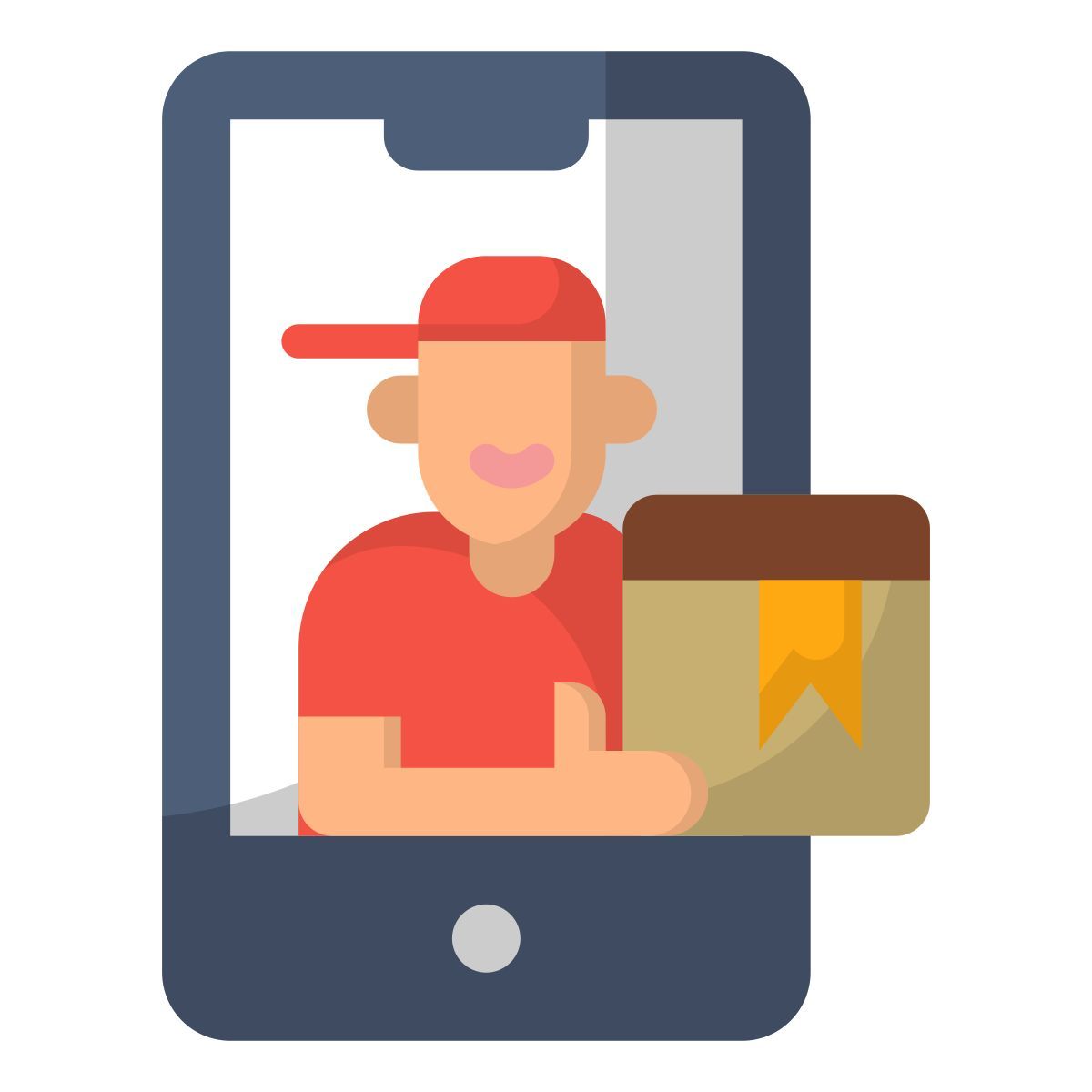 delivery man icon