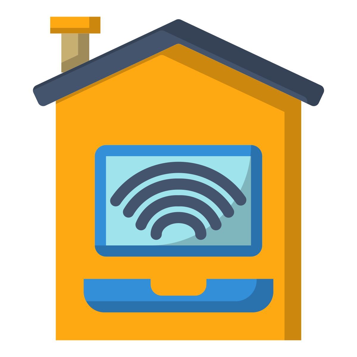 working at home icon