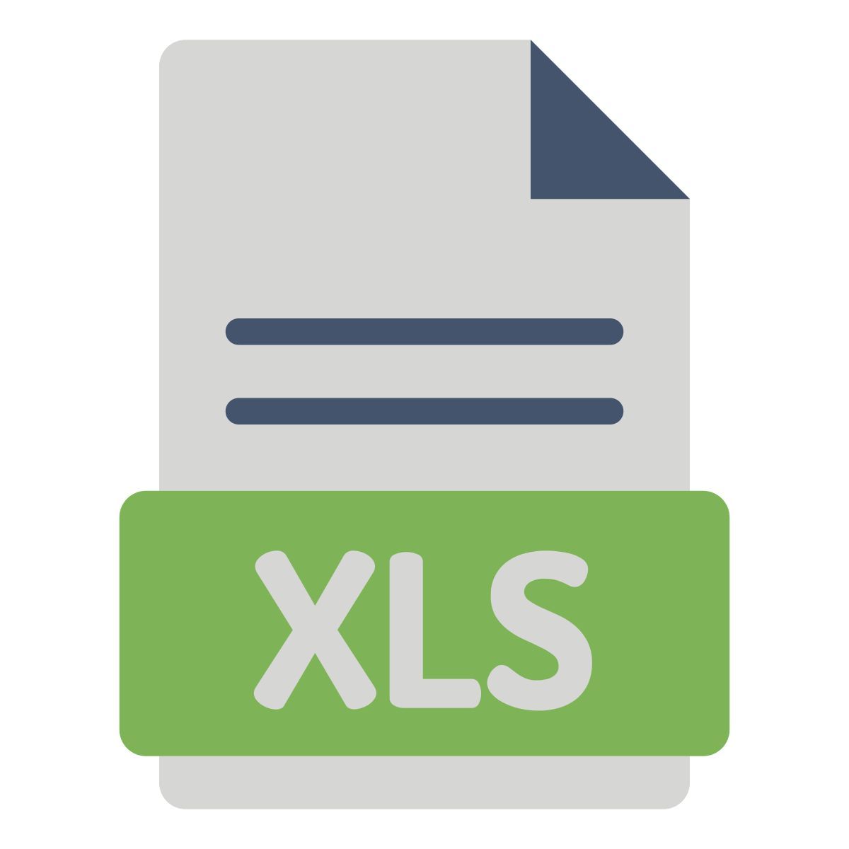 xls file icon