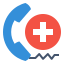 external call-center-medical-fauzidea-flat-fauzidea icon