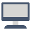 external monitor-computer-fauzidea-flat-fauzidea icon