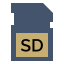 external sd-card-computer-fauzidea-flat-fauzidea icon