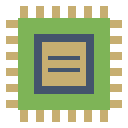 external cpu-computer-fauzidea-flat-fauzidea icon
