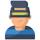 external gamer-avatar-fauzidea-flat-fauzidea icon