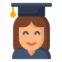 external graduate-back-to-school-fauzidea-flat-fauzidea icon