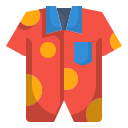 external hawaiian-shirt-summer-fauzidea-flat-fauzidea icon