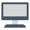 external monitor-computer-fauzidea-flat-fauzidea icon
