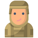 external soldier-avatar-fauzidea-flat-fauzidea icon