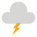 external thunderstorm-weather-fauzidea-flat-fauzidea icon