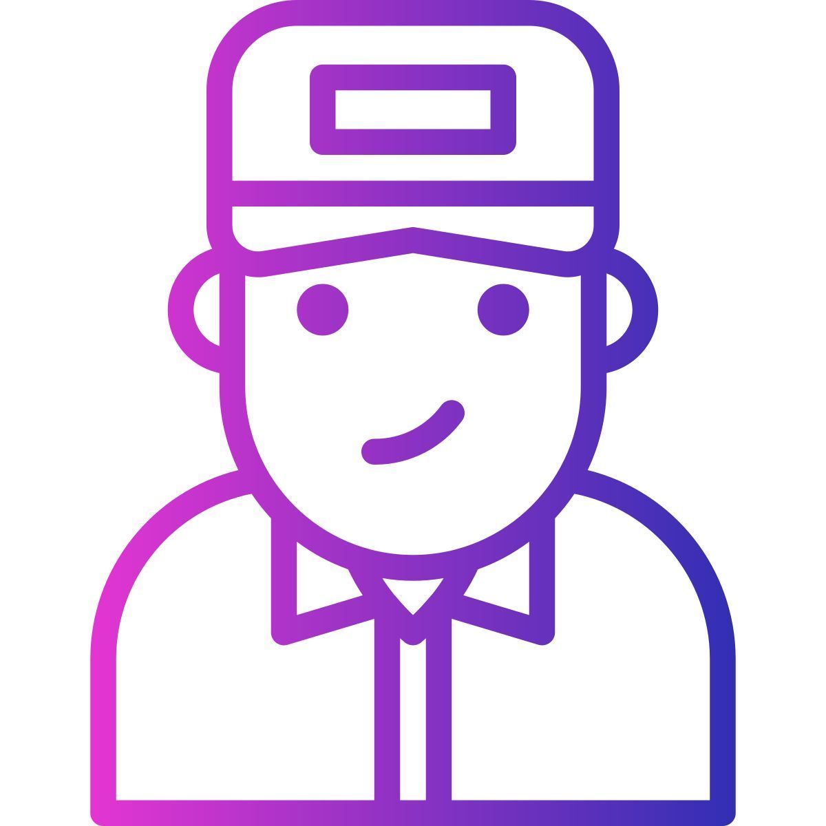 delivery man icon