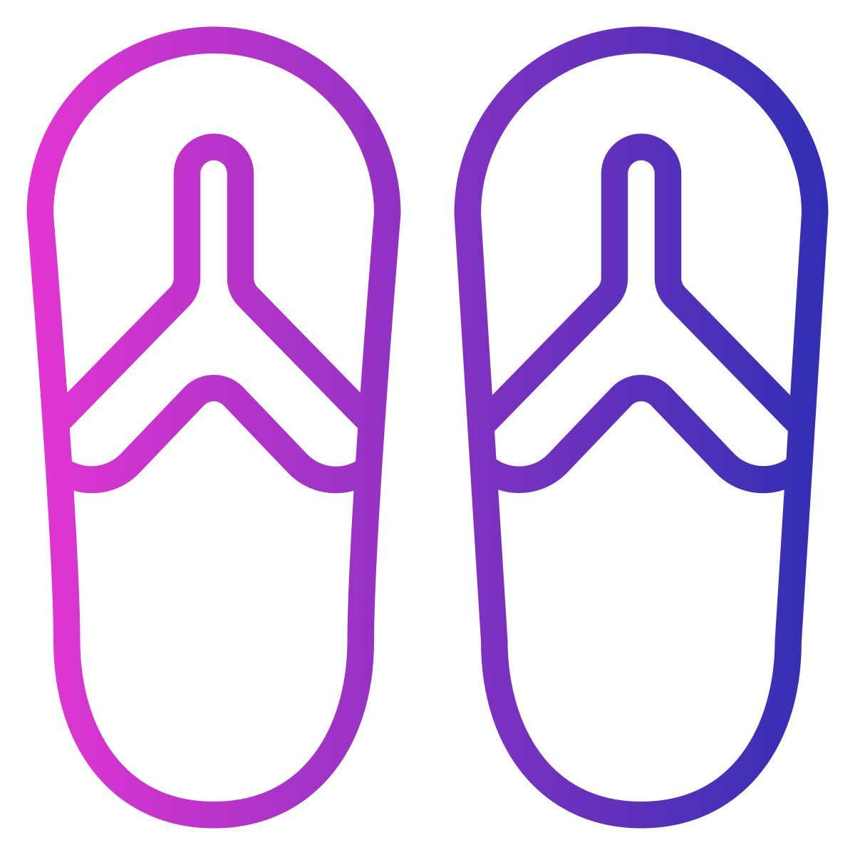 flip flops icon