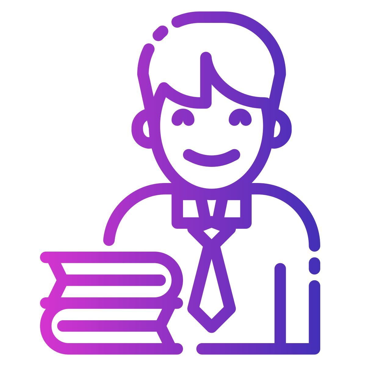 male teacher icon