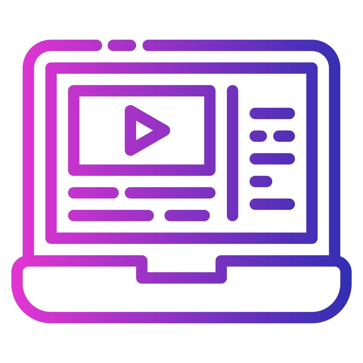 online video icon