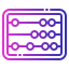 external abacus-back-to-school-fauzidea-gradient-fauzidea icon