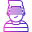 external gamer-avatar-fauzidea-gradient-fauzidea icon
