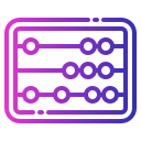 external abacus-back-to-school-fauzidea-gradient-fauzidea icon