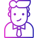 external business-man-avatar-fauzidea-gradient-fauzidea-2 icon