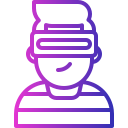 external gamer-avatar-fauzidea-gradient-fauzidea icon