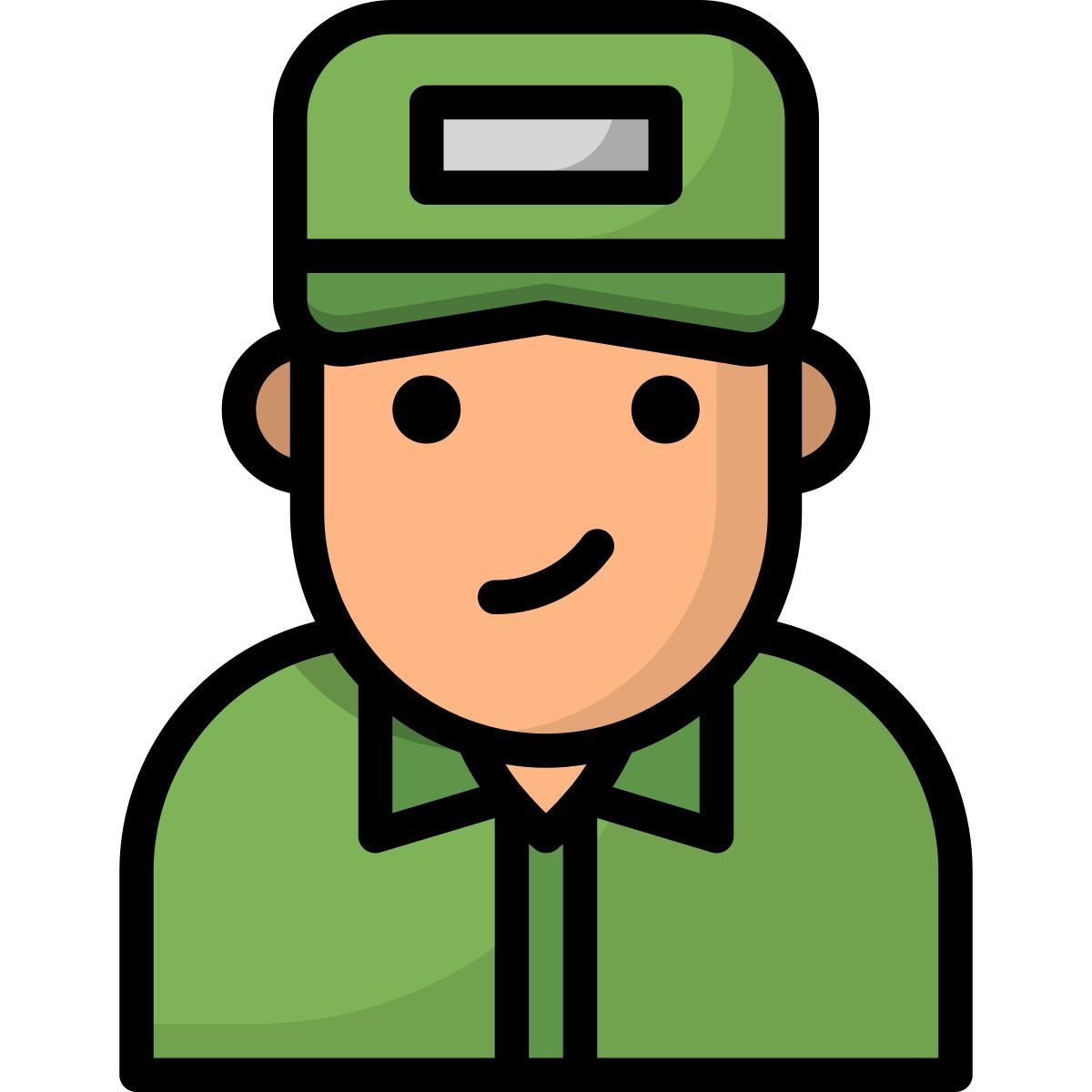 delivery man icon