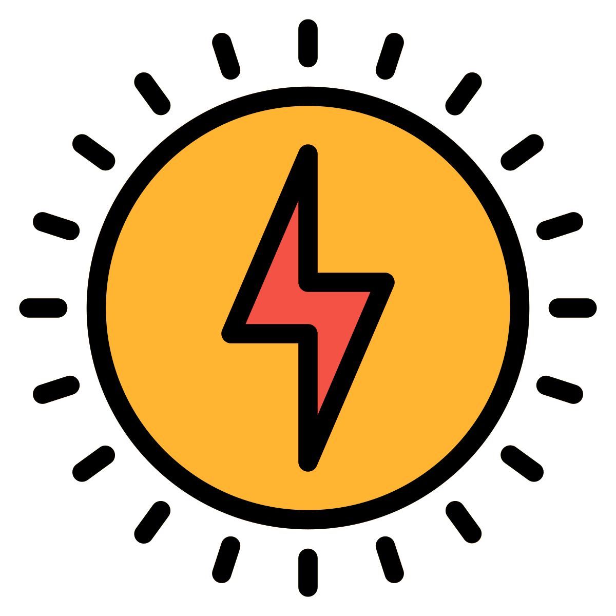 sun energy icon
