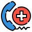 external call-center-medical-fauzidea-outline-color-fauzidea icon