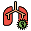 external lung-pandemic-fauzidea-outline-color-fauzidea icon