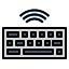 external wireless-keyboard-computer-fauzidea-outline-color-fauzidea icon
