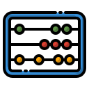 external abacus-back-to-school-fauzidea-outline-color-fauzidea icon
