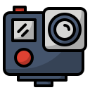 external action-camera-summer-fauzidea-outline-color-fauzidea icon