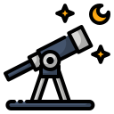 external astronomy-back-to-school-fauzidea-outline-color-fauzidea icon