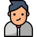 external business-man-avatar-fauzidea-outline-color-fauzidea icon