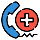 external call-center-medical-fauzidea-outline-color-fauzidea icon